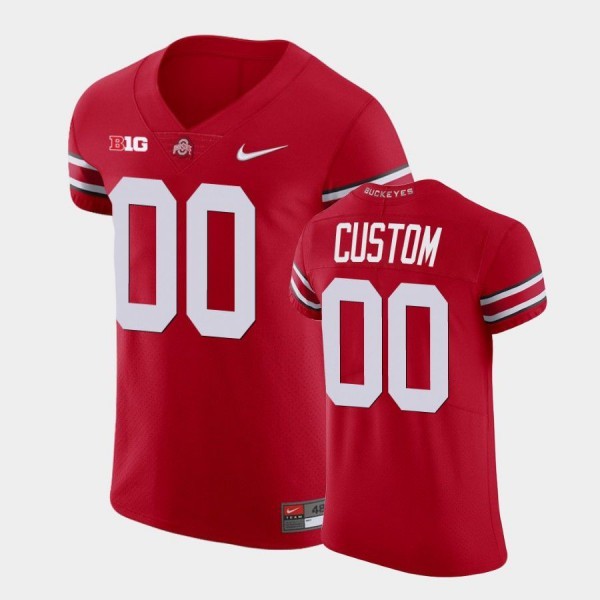 Ohio State Buckeyes #00 College Limited Mens Custom Jersey - Red
