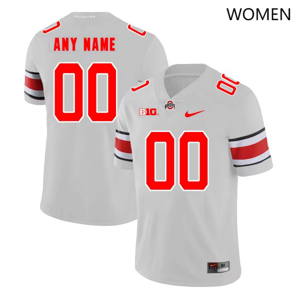 Ohio State Buckeyes #00 Womens 2023 Alternate Custom Jerseys - Gary