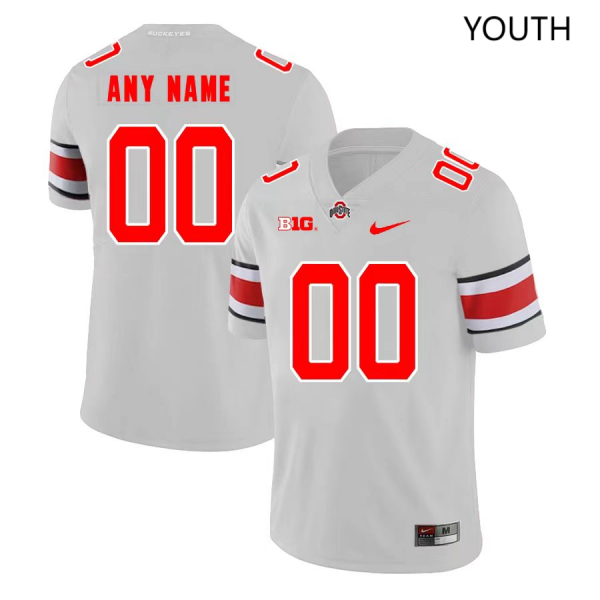 Ohio State Buckeyes #00 Youth 2023 Alternate Custom Jerseys - Gary