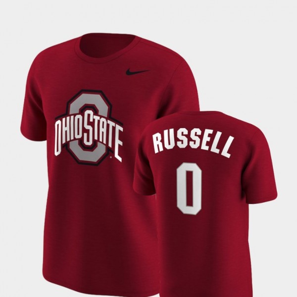 Ohio State Buckeyes #0 D'Angelo Russell Future Stars Men Replica T-Shirt - Scarlet